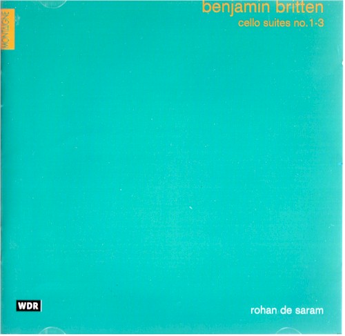 Britten Cello Suitesg CD Cover